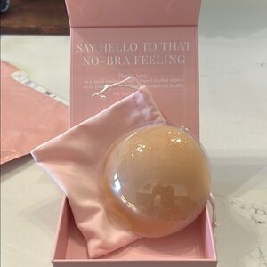 Cream and Pink Hosiery Accessories